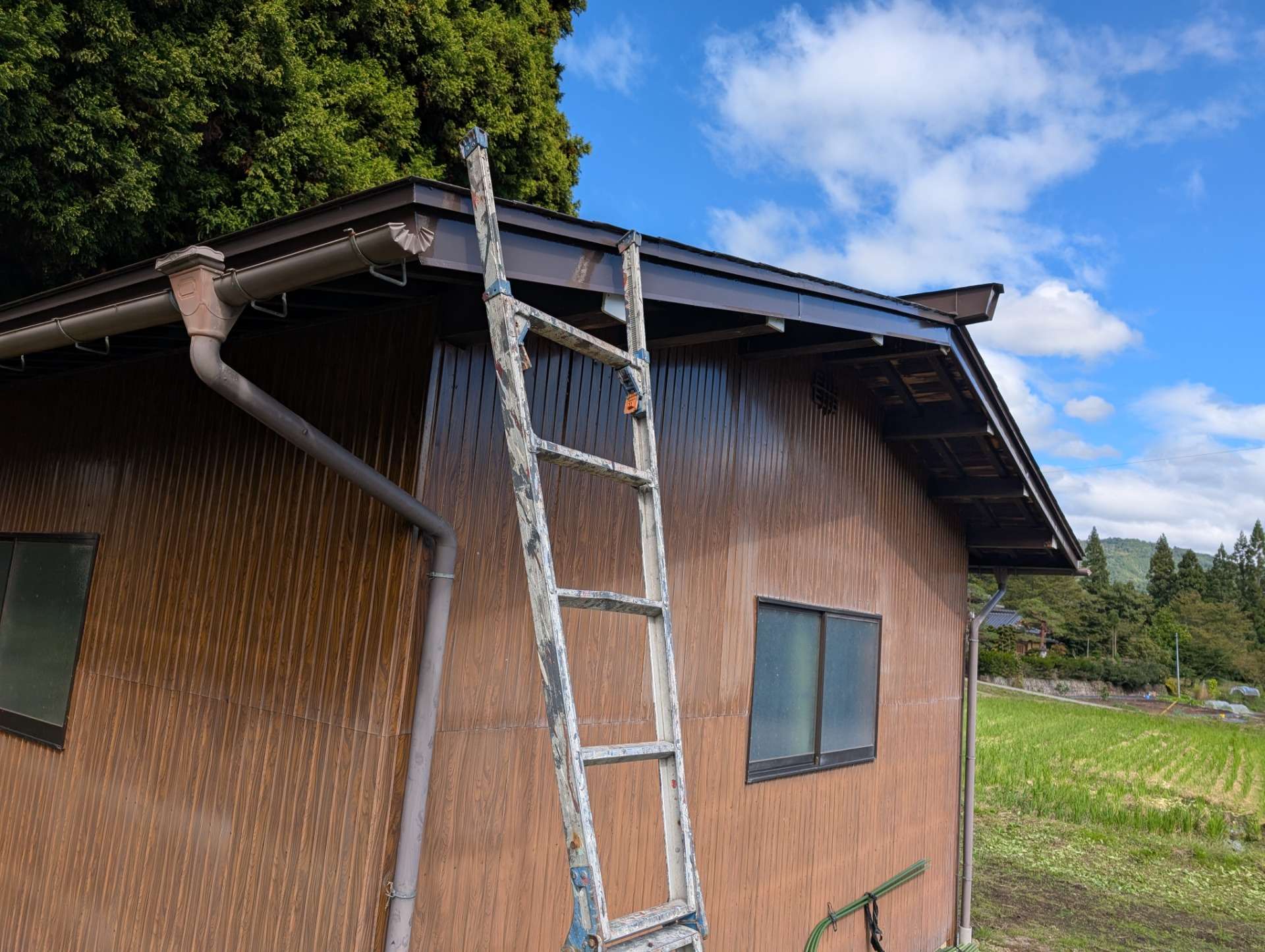 飛騨市古川町にて屋根塗装工事