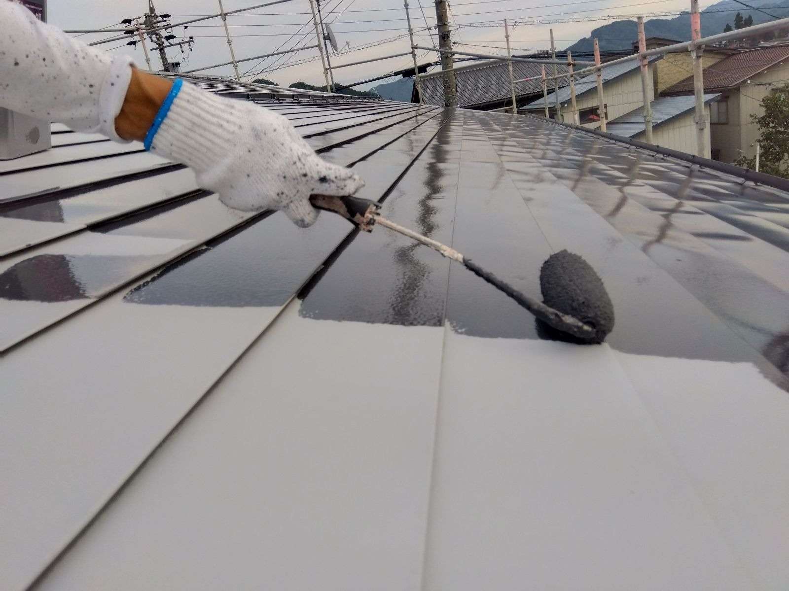 飛騨市古川町にて改修塗装工事