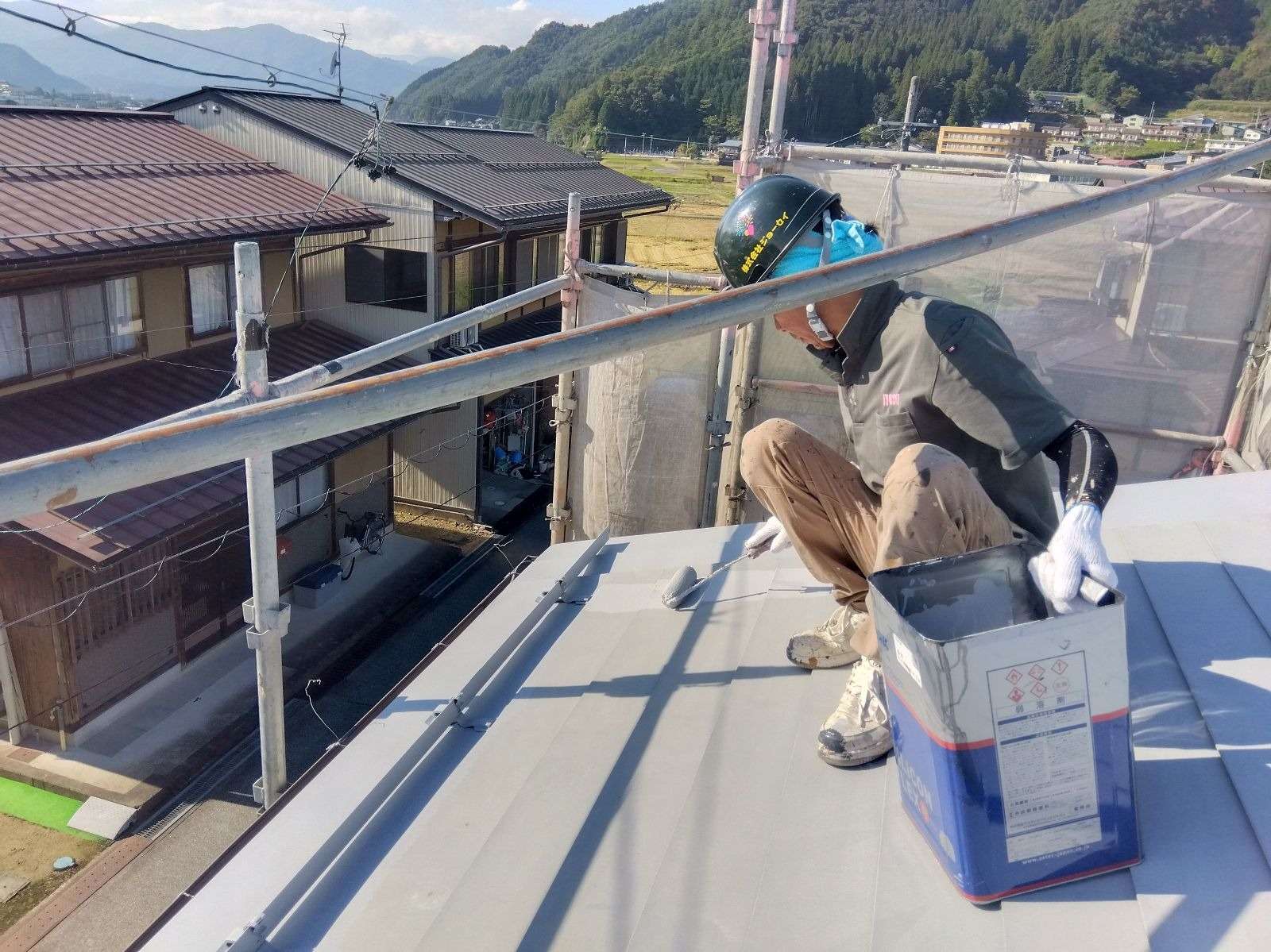 飛騨市古川町にて改修塗装工事