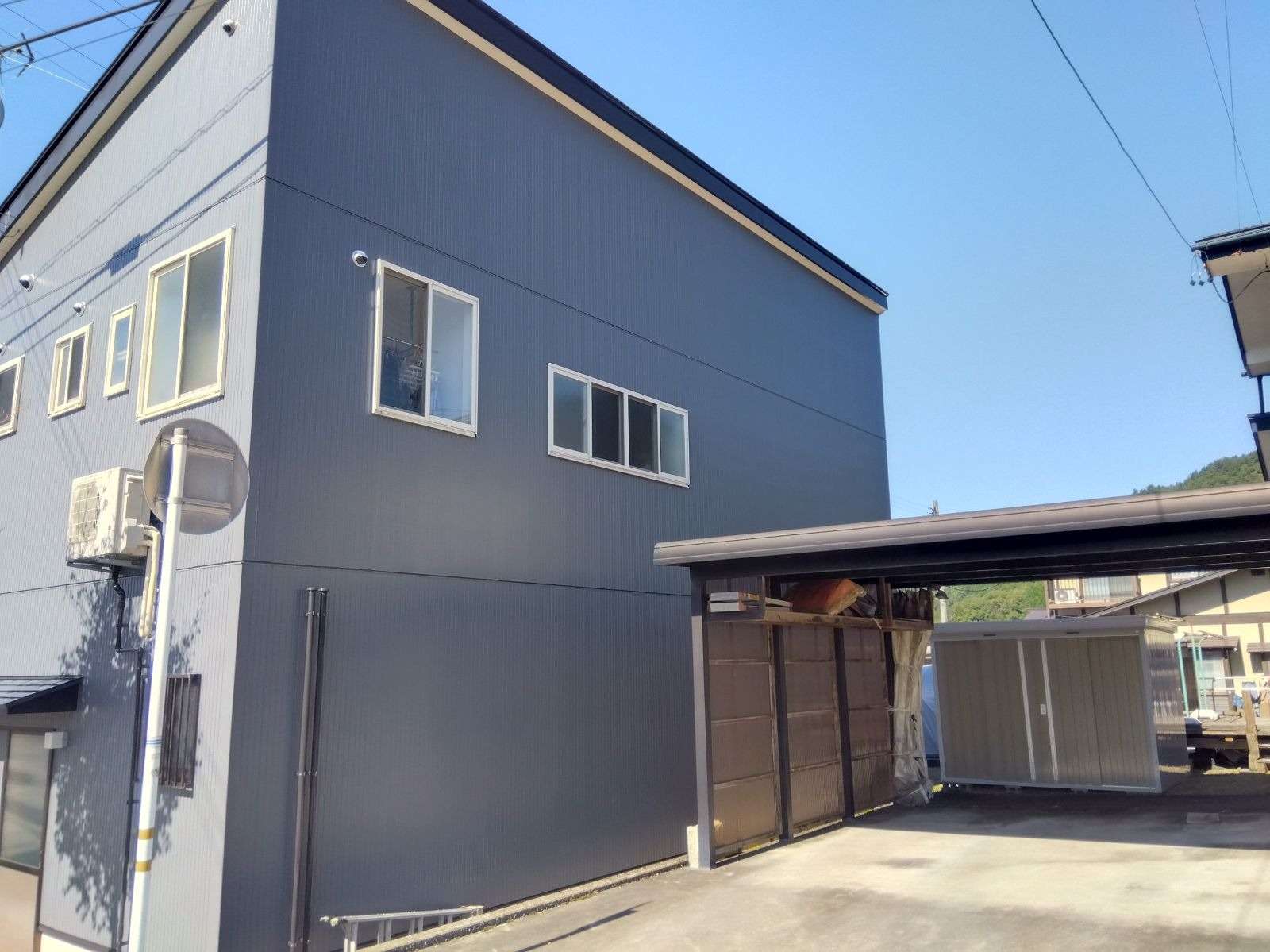 飛騨市古川町にて改修塗装工事