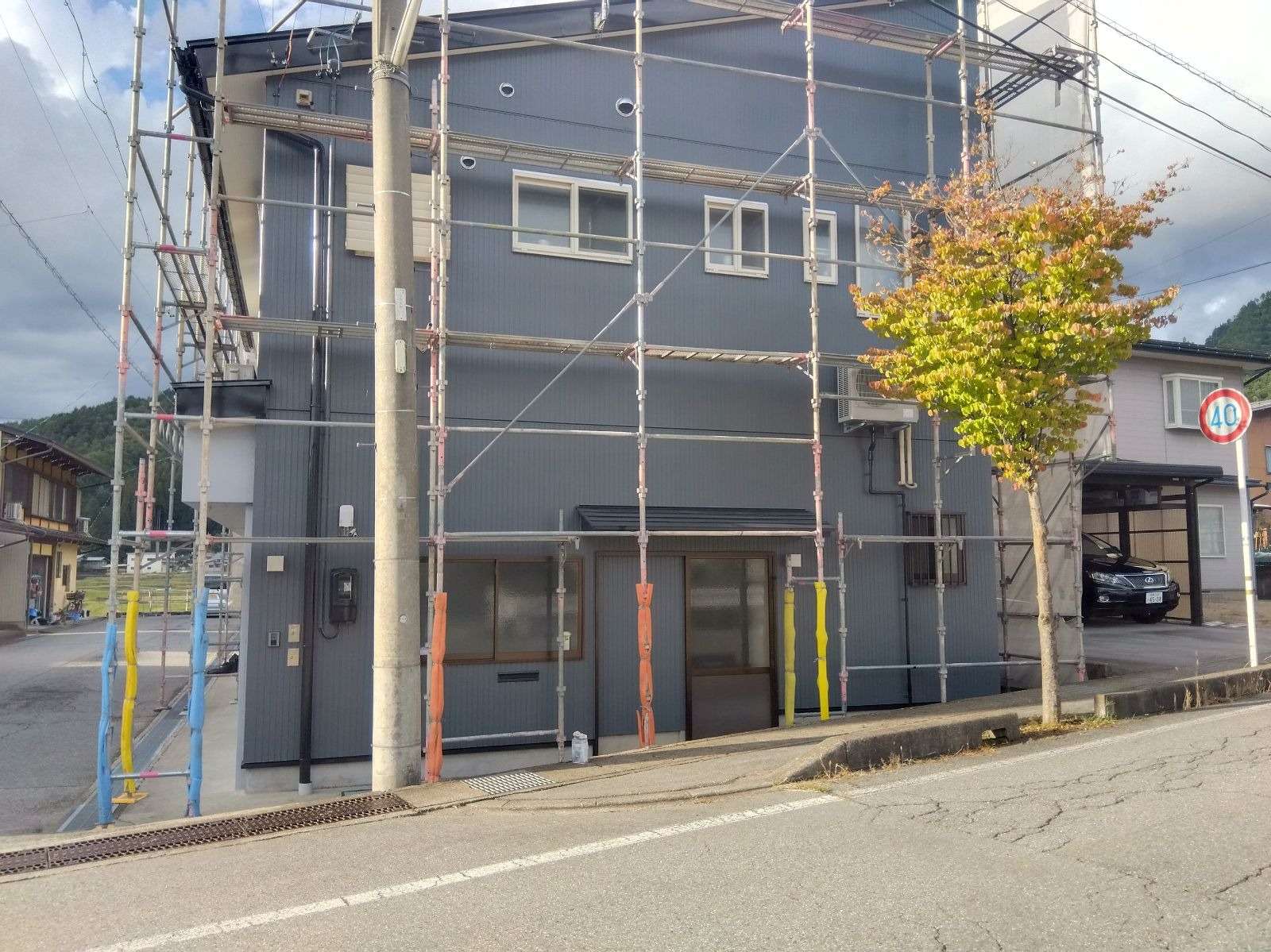 飛騨市古川町にて改修塗装工事