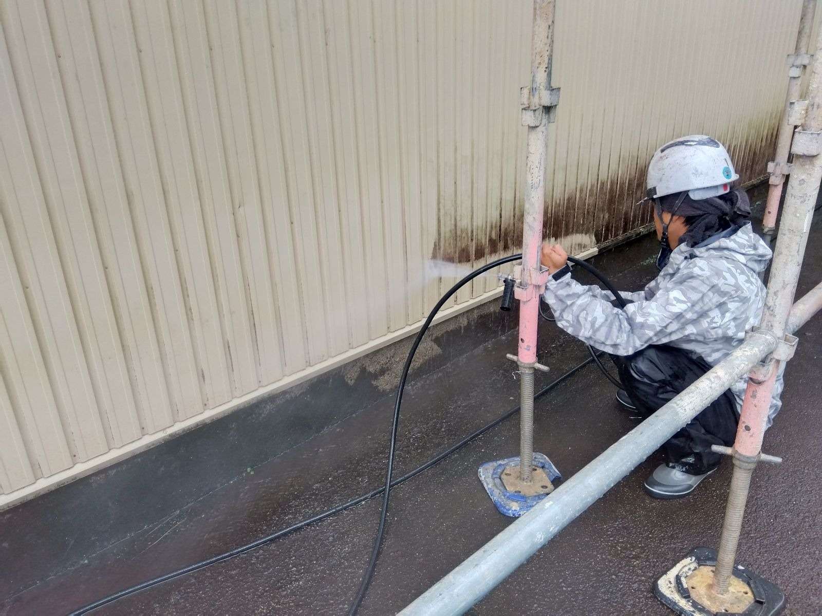 飛騨市古川町にて屋根塗装工事
