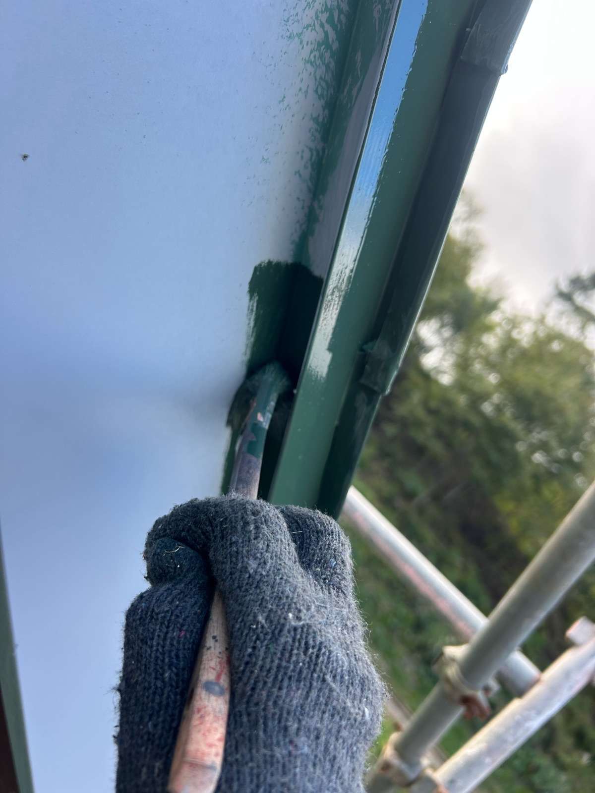 飛騨市古川町にて屋根塗装工事