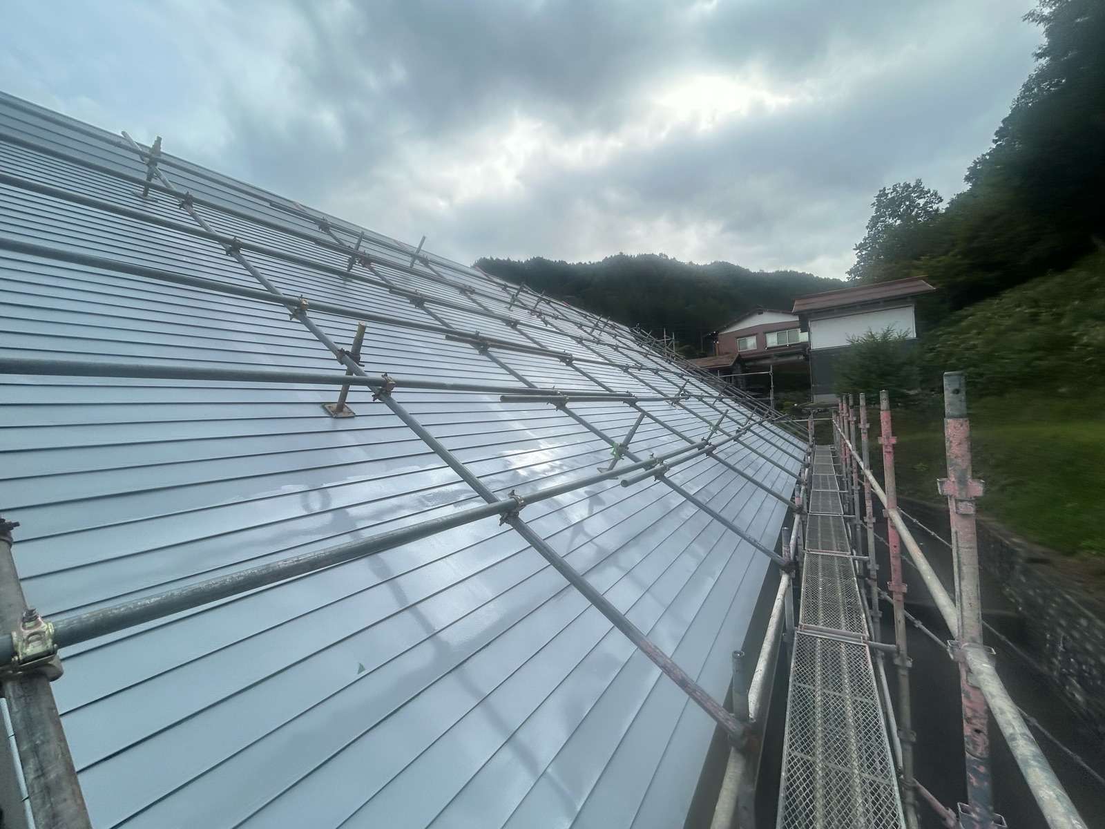 飛騨市古川町にて屋根塗装工事