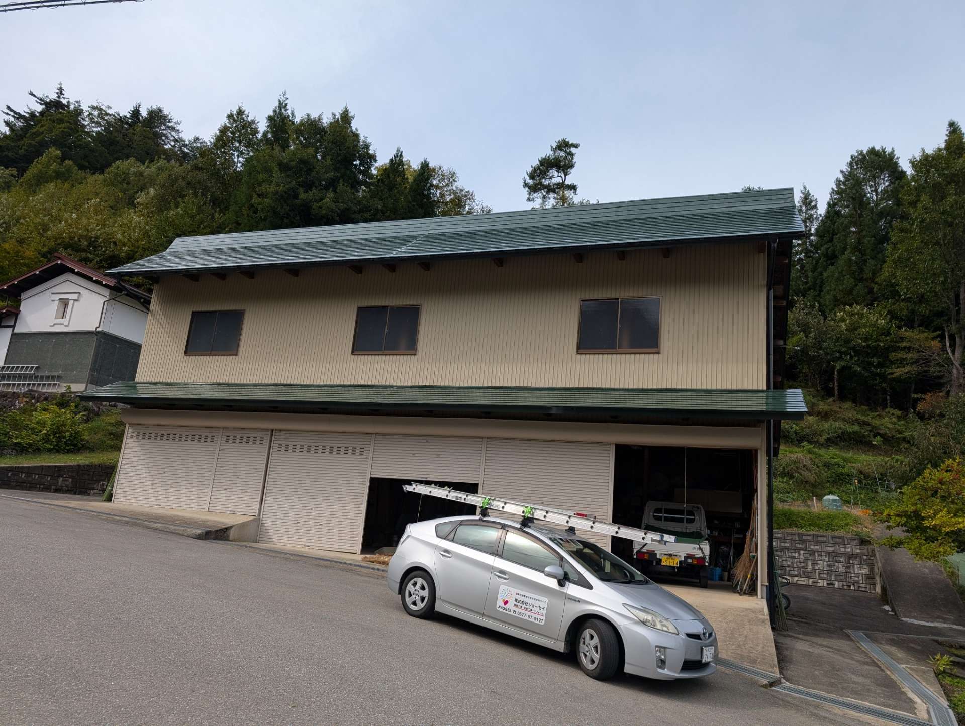 飛騨市古川町にて屋根塗装工事