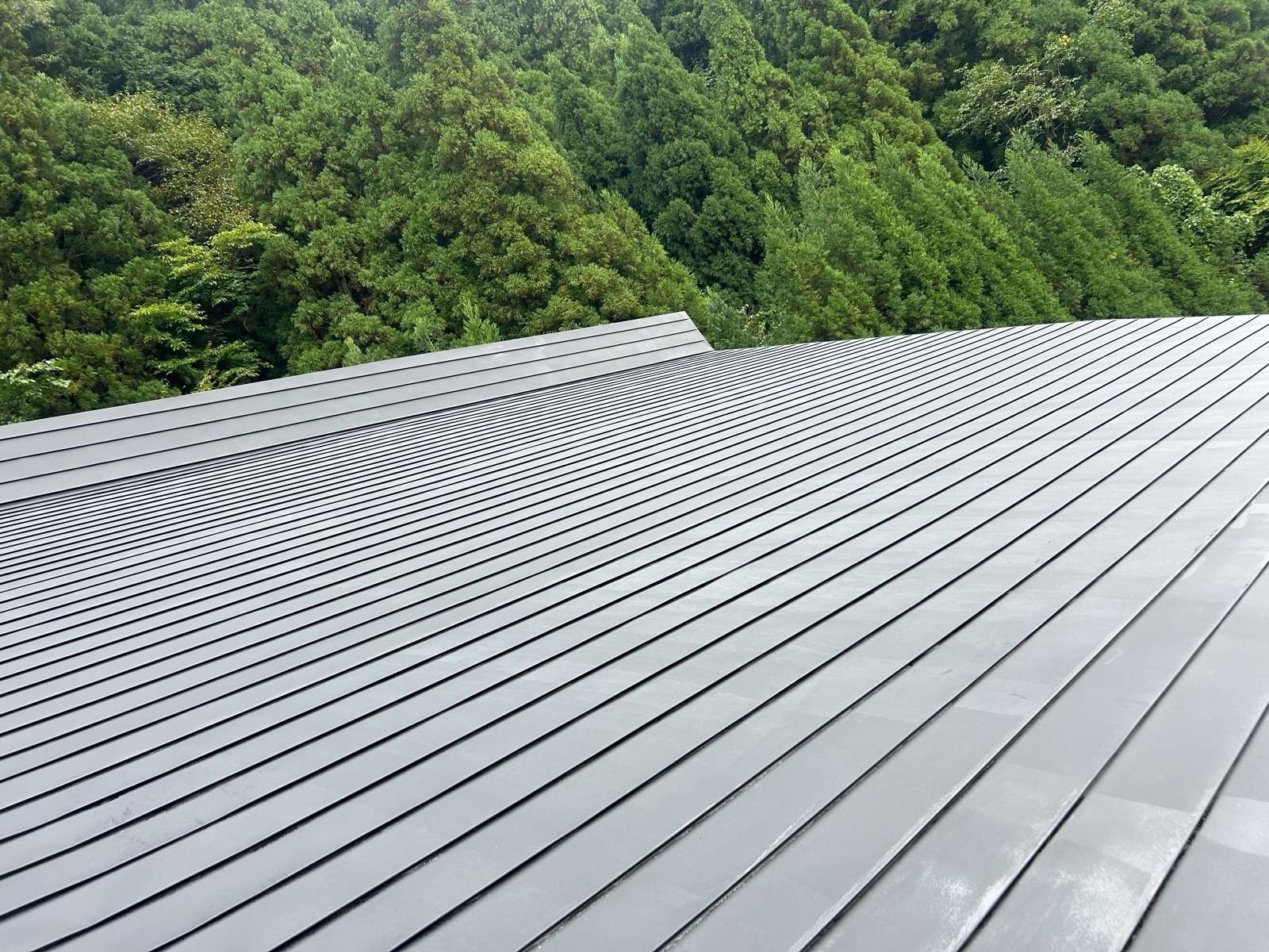 飛騨市宮川町にて屋根塗装工事