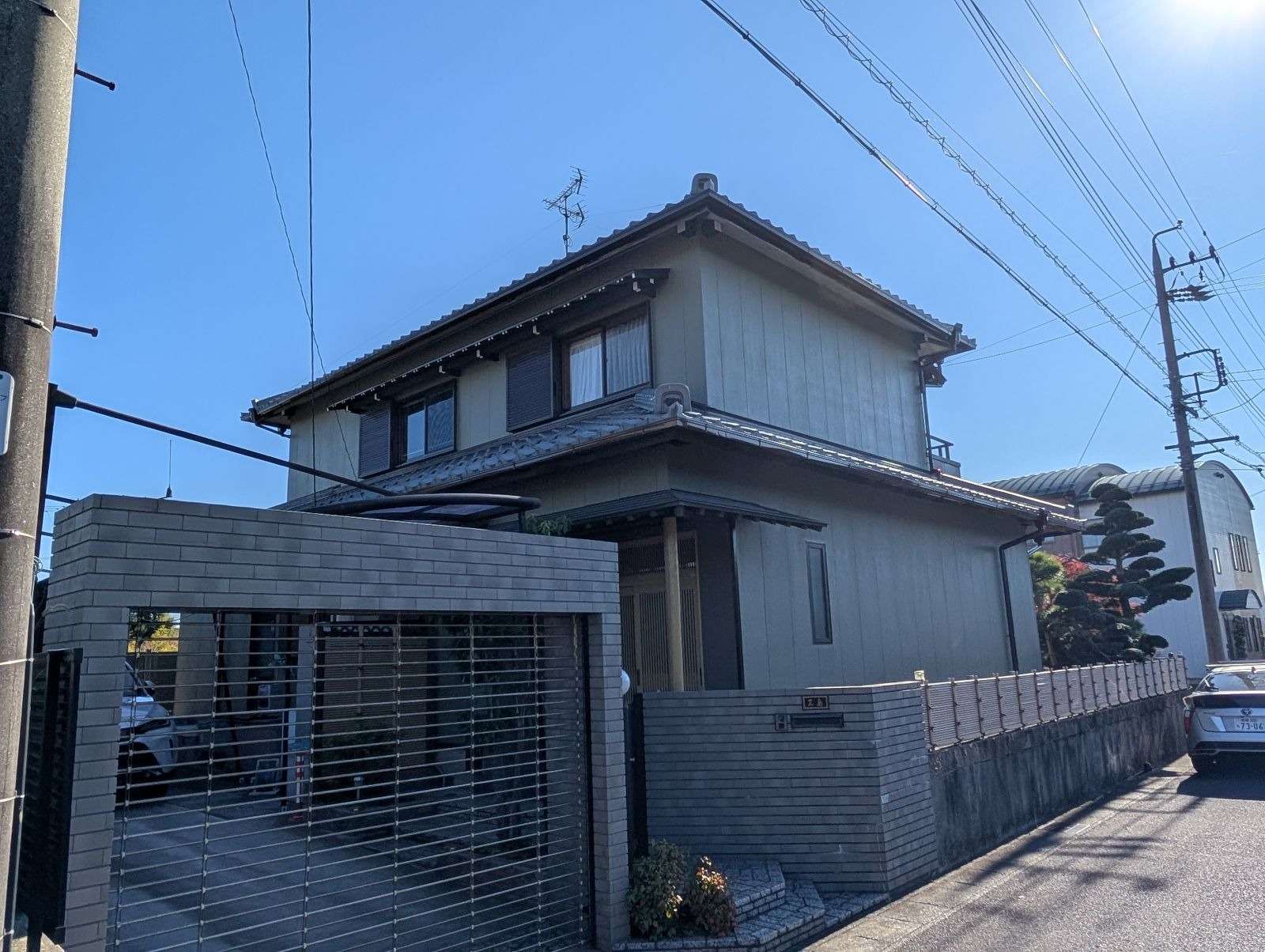 羽島市正木町にて外壁塗装工事