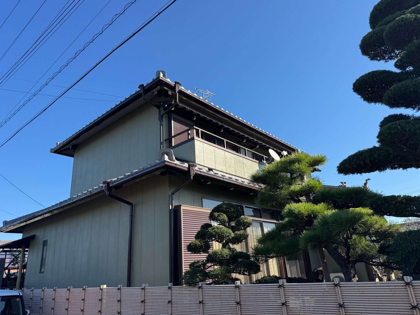 羽島市正木町にて外壁塗装工事