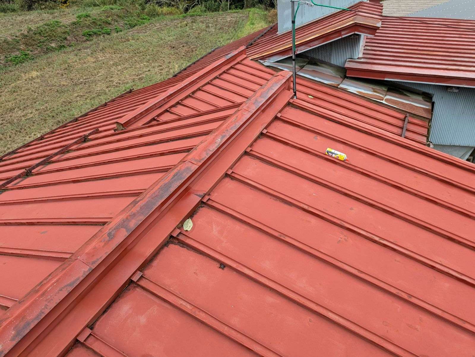 高山市国府町にて屋根塗装工事