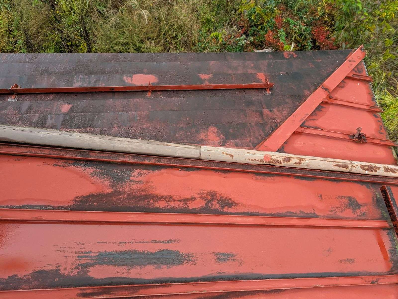 高山市国府町にて屋根塗装工事