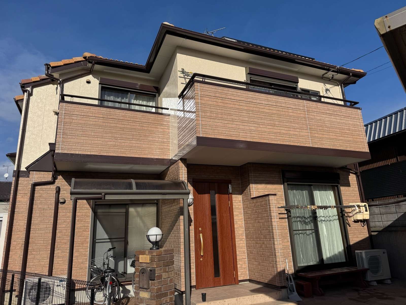 各務原市にて外壁塗装工事