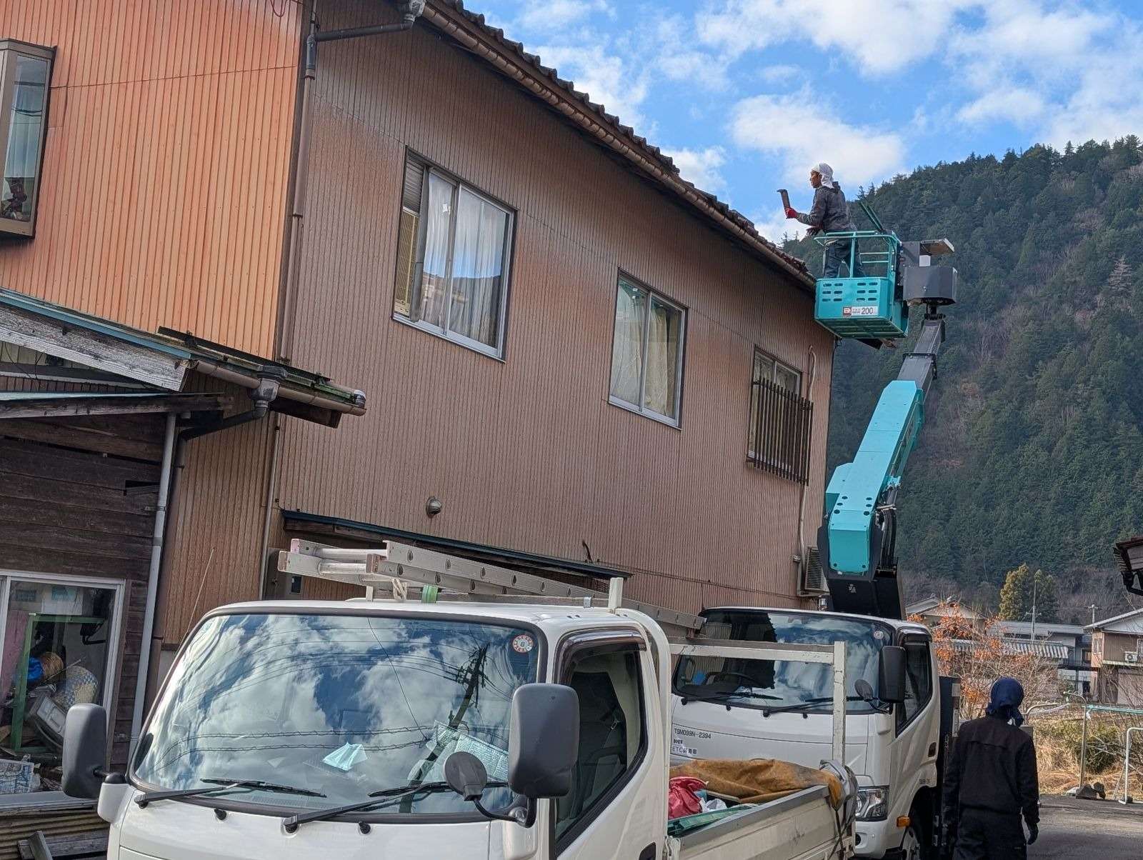 郡上市にて屋根修繕工事