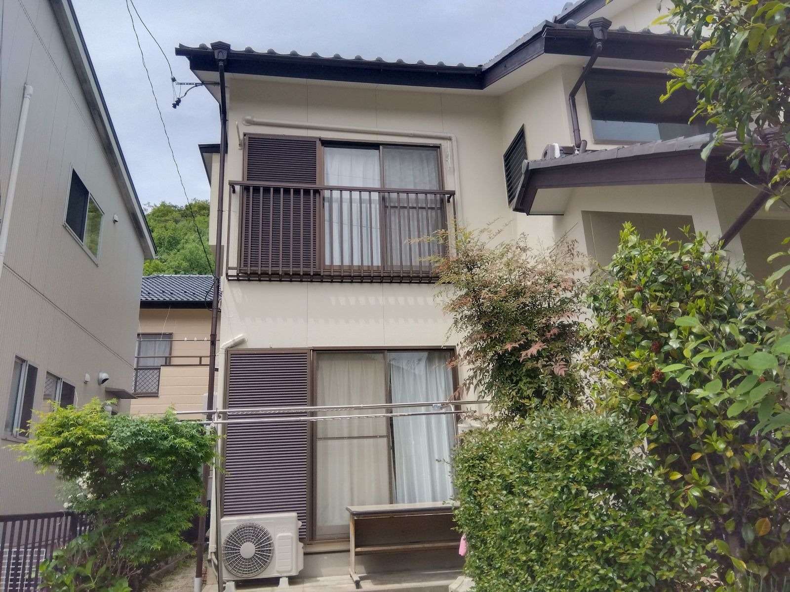 各務原市鵜沼町にて外壁塗装工事