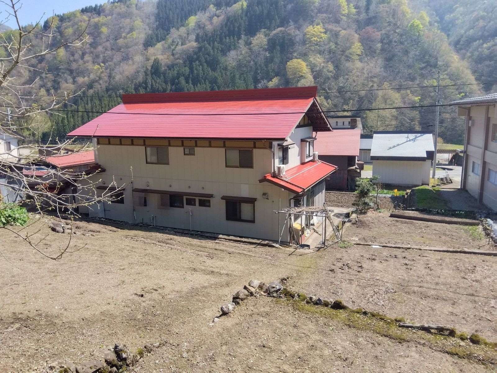 飛騨市河合町にて屋根塗装工事
