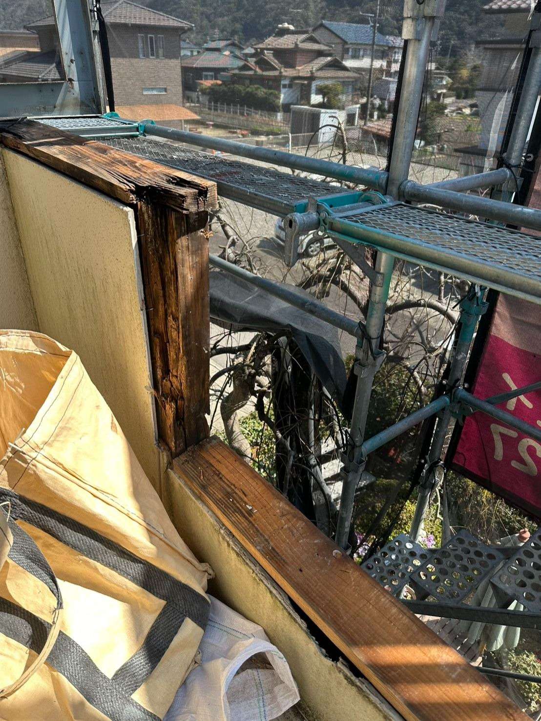 各務原市鵜沼町にて外壁塗装工事