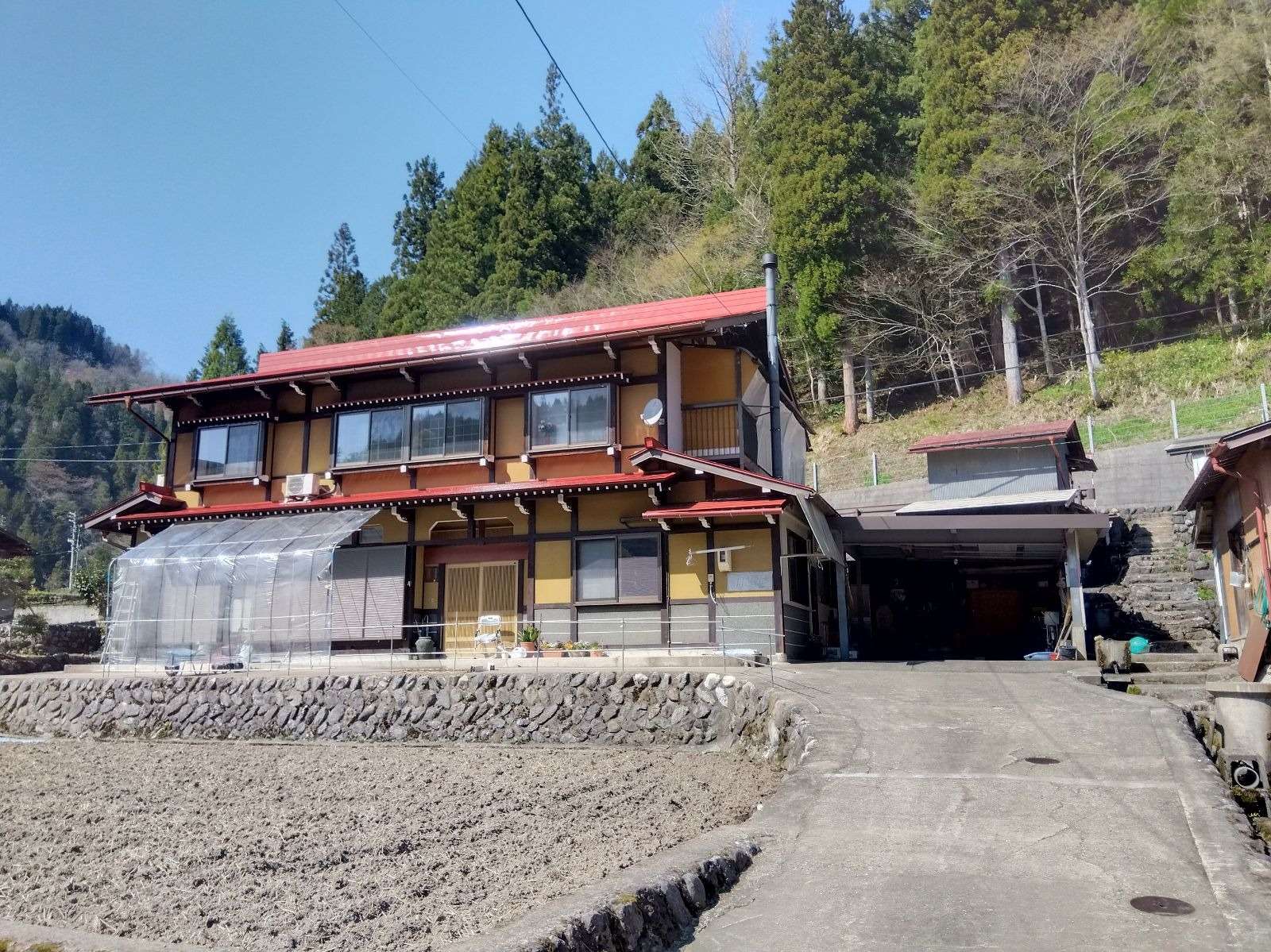 飛騨市河合町にて屋根塗装工事