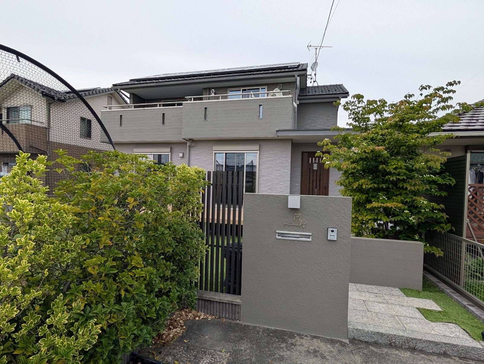 羽島市竹鼻町にて、外壁塗装工事