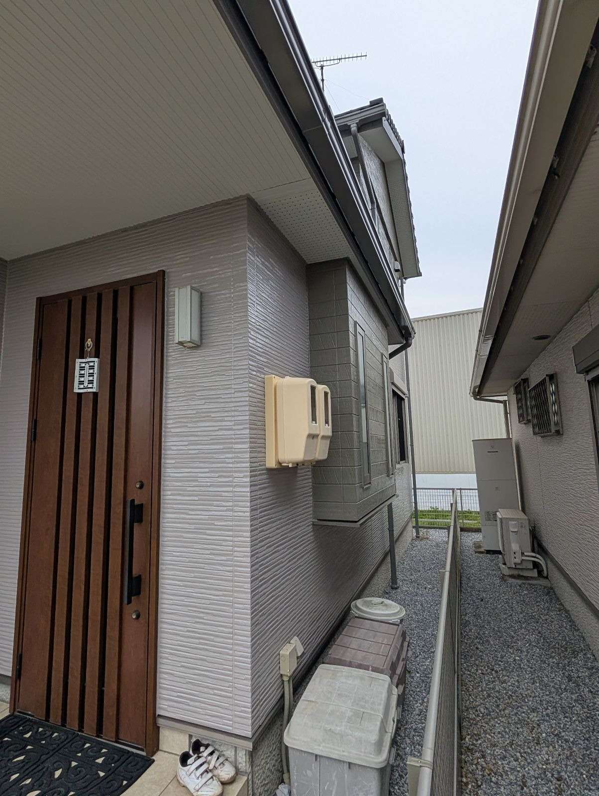 羽島市竹鼻町にて、外壁塗装工事