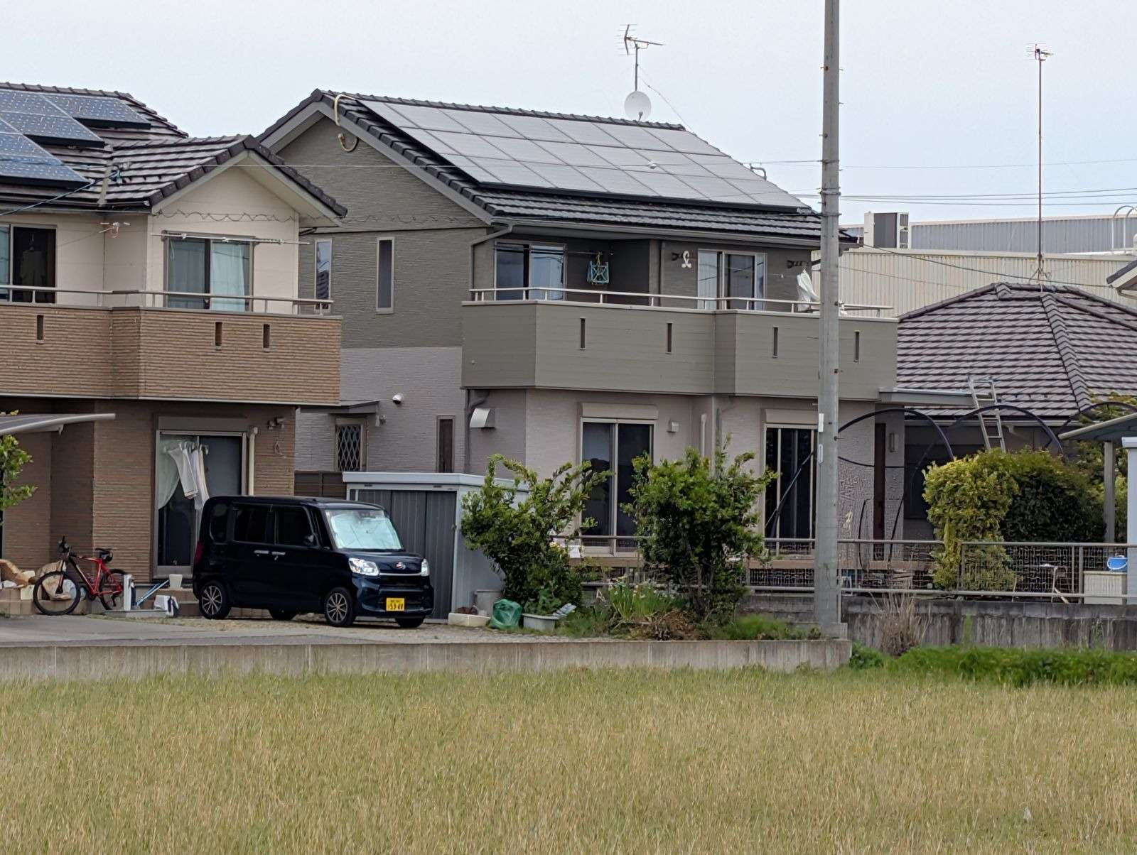 羽島市竹鼻町にて、外壁塗装工事