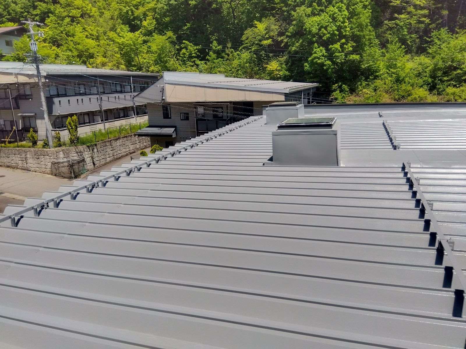 高山市岡本町にて屋根塗装工事