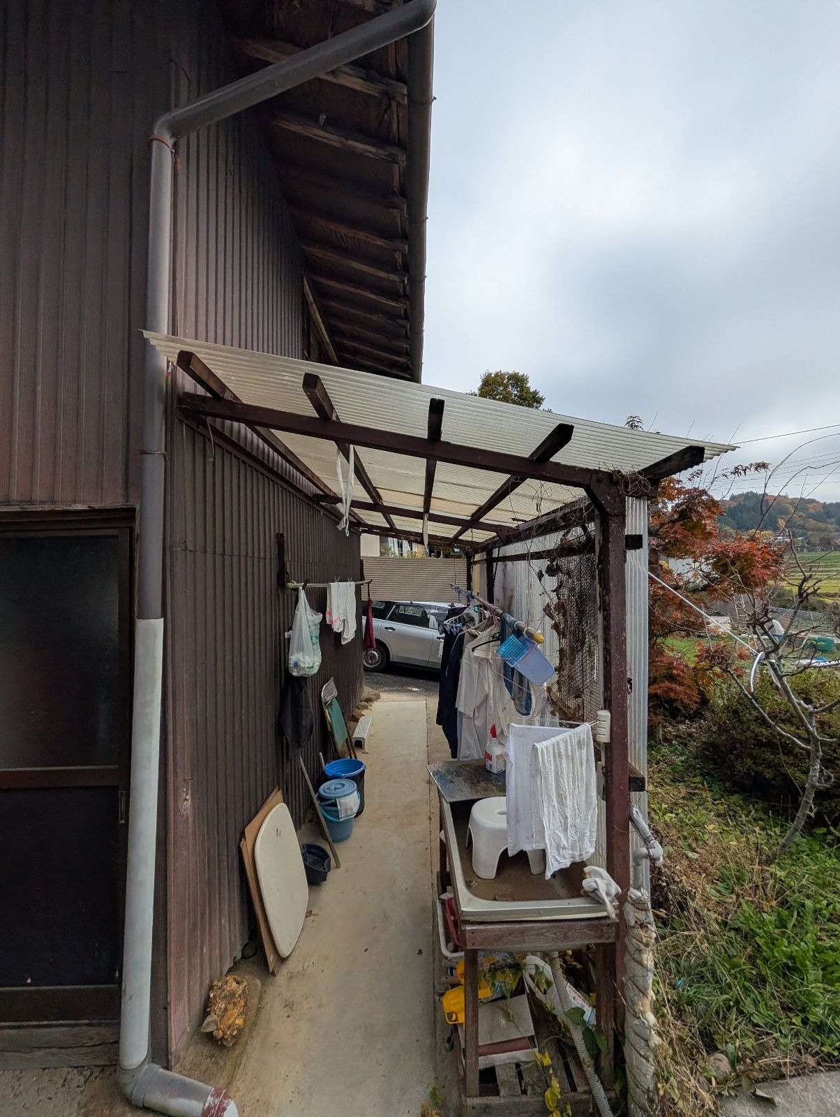 高山市丹生川町にて改修塗装工事
