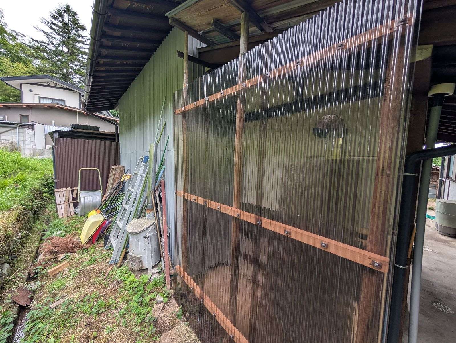 高山市丹生川町にて改修塗装工事