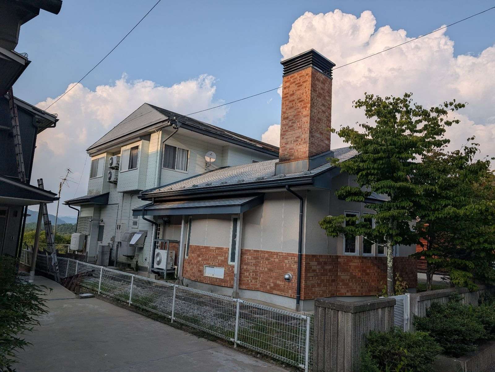 高山市清見町にて改修塗装工事