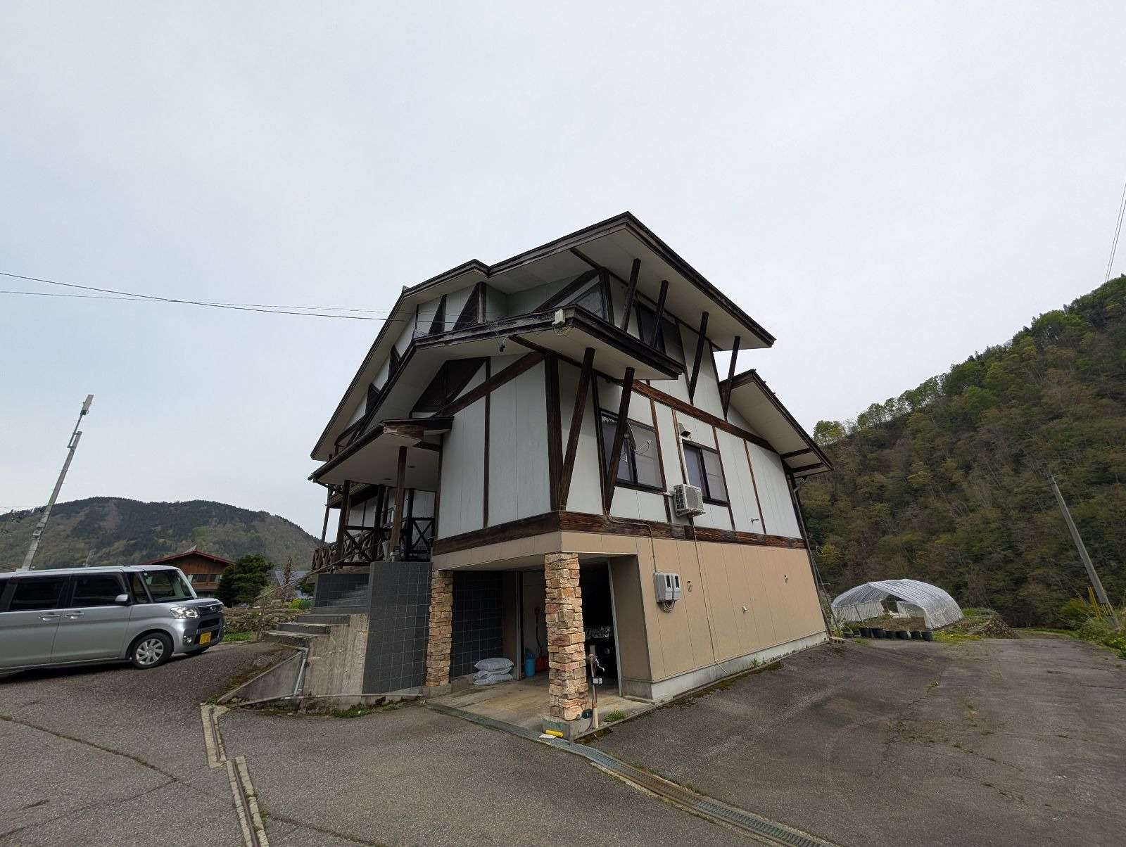 飛騨市河合町にて外壁塗装工事