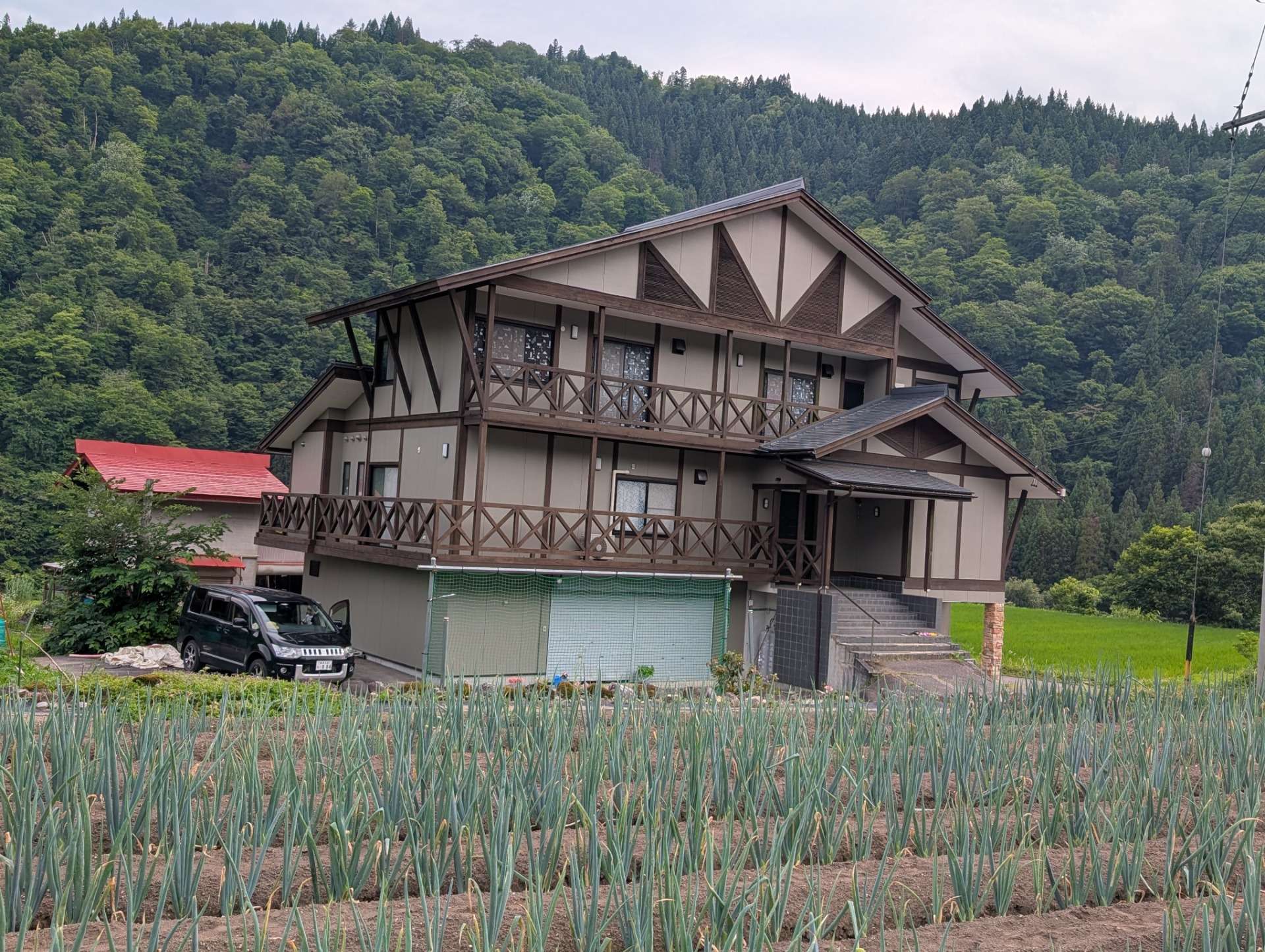 飛騨市河合町にて外壁塗装工事