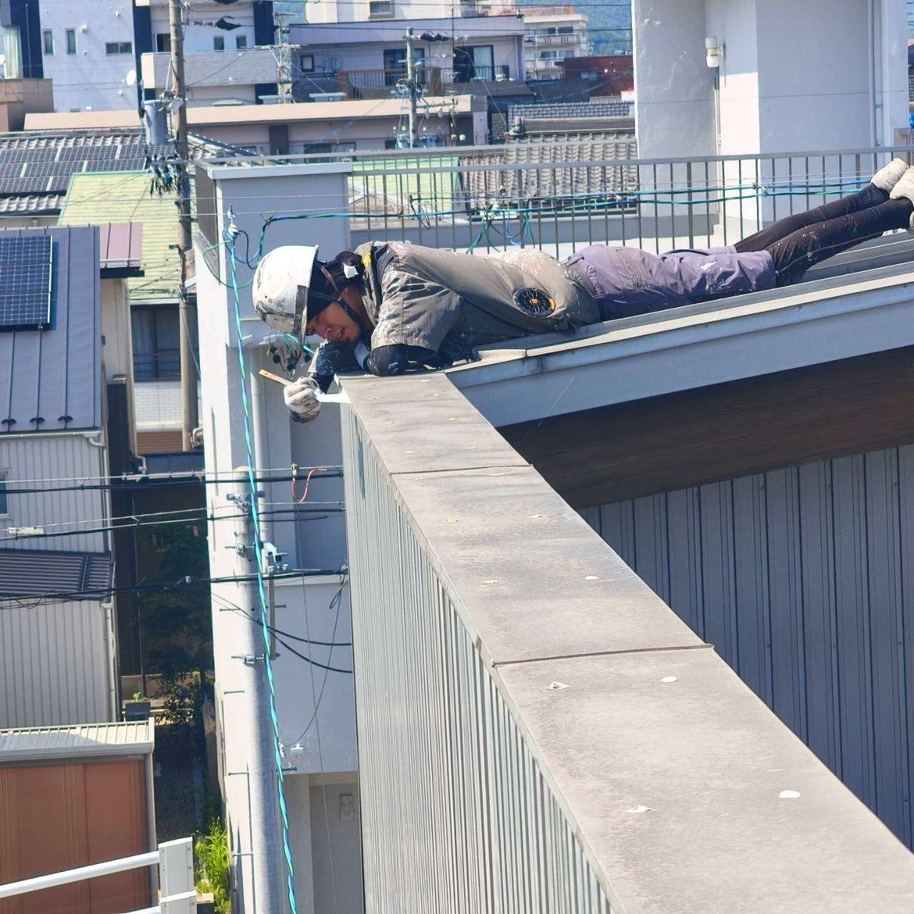 岐阜市早田東町にて屋根塗装工事
