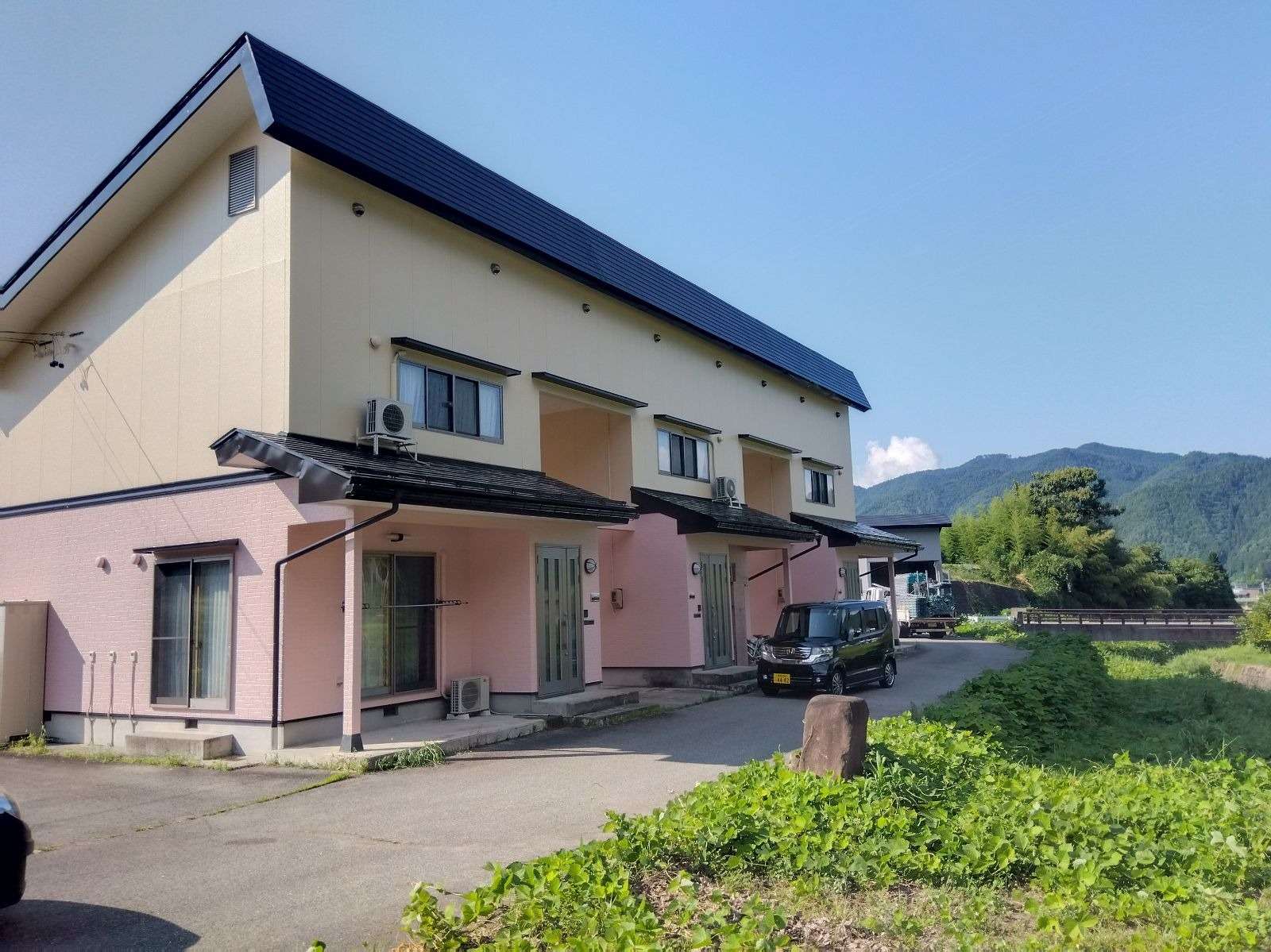 高山市国府町にて改修塗装工事