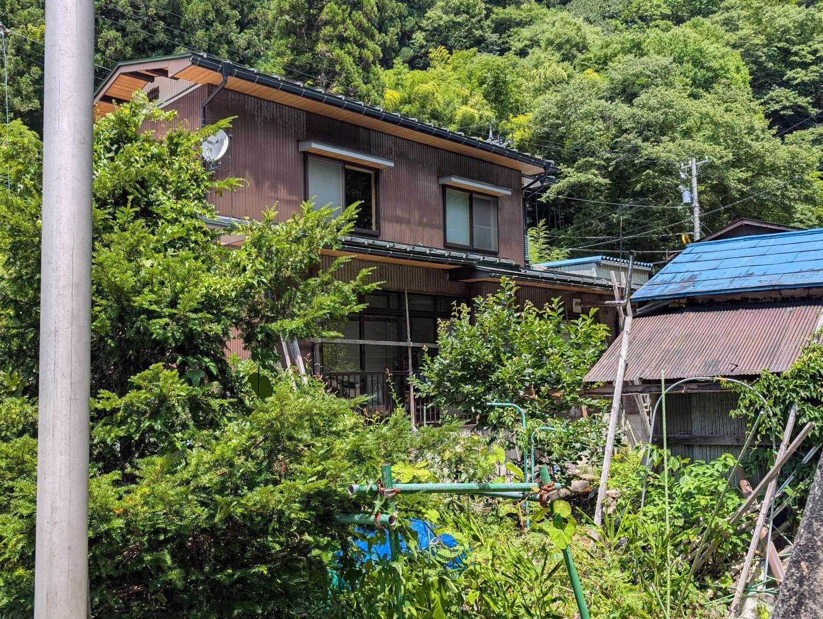 飛騨市神岡町にて外壁塗装工事