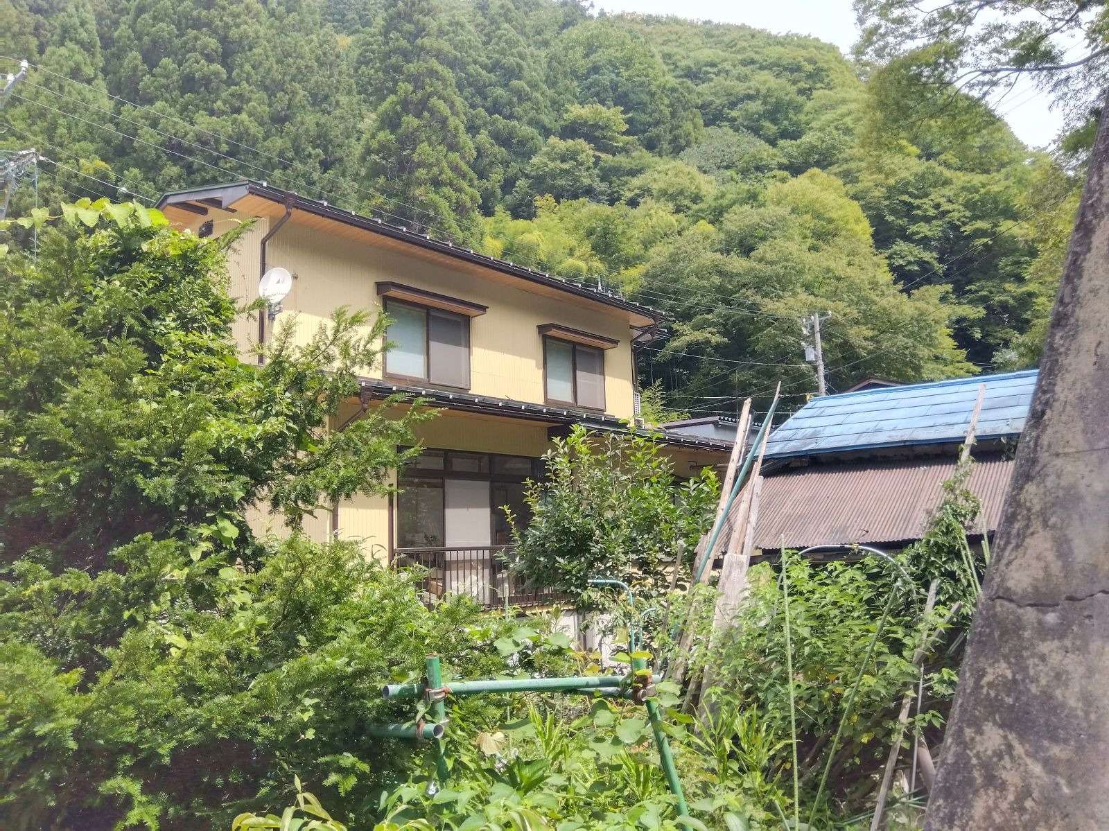 飛騨市神岡町にて外壁塗装工事