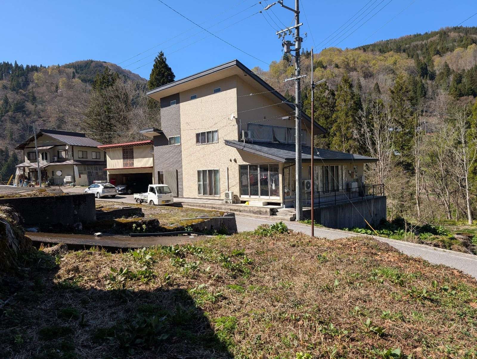 飛騨市河合町にて改修塗装工事