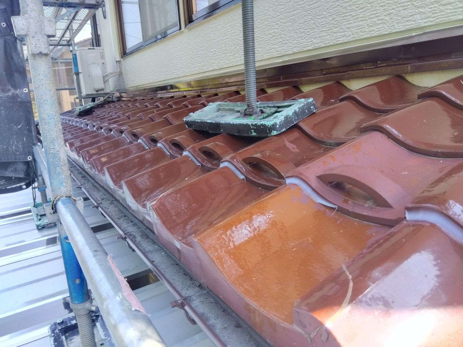 金沢市小立野にて屋根工事