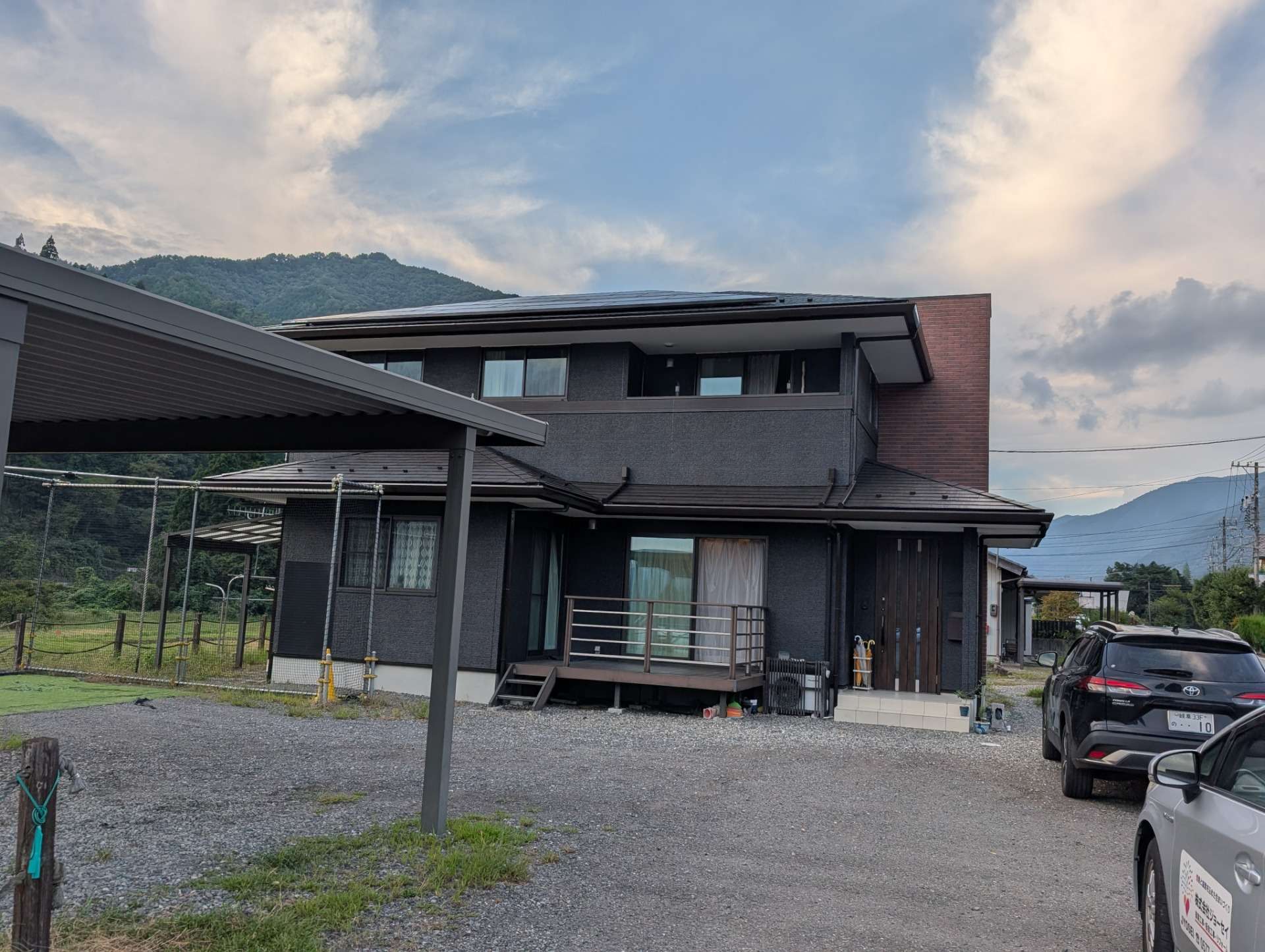 郡上市八幡町にて改修塗装工事