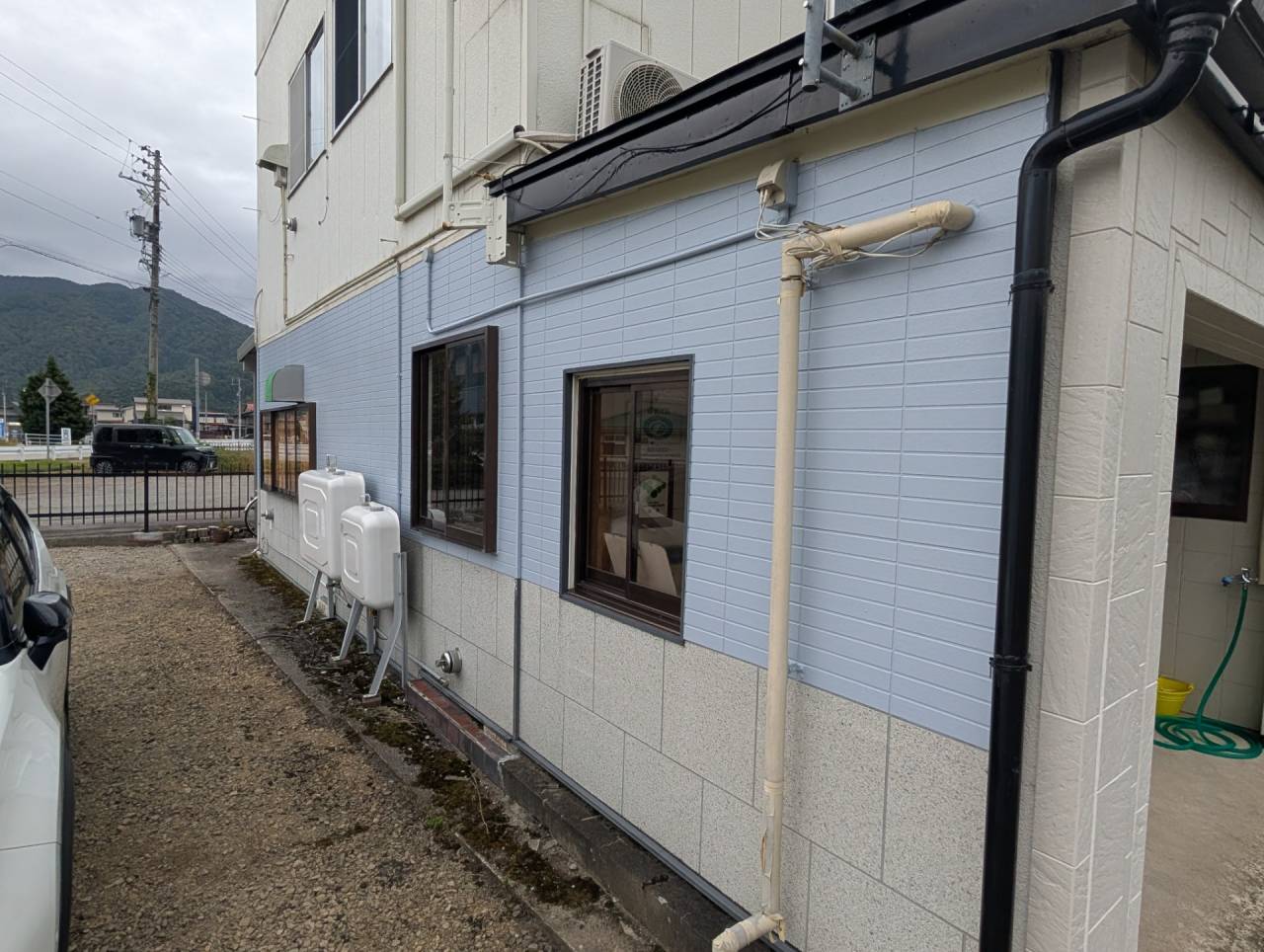 飛騨市古川町にて外壁塗装工事